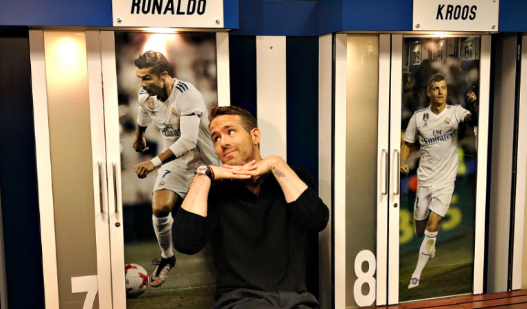 Deadpool confirmó su fanatismo por el Real Madrid en su visita a España