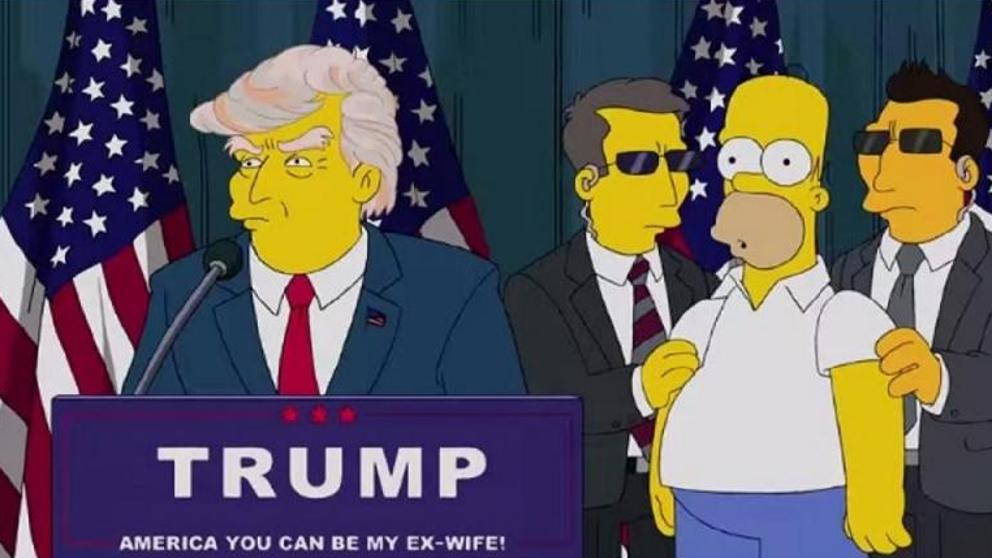 Los Simpson trump