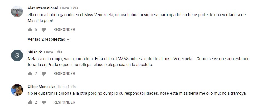 criticas a Ninoska Vásquez