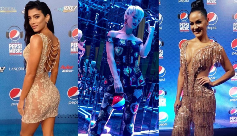 alfombra azul premios pepsi music 2018