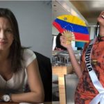 Sthefany Gutiérrez y María Corina Machado