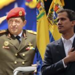 Juan Guaidó y Hugo Chávez
