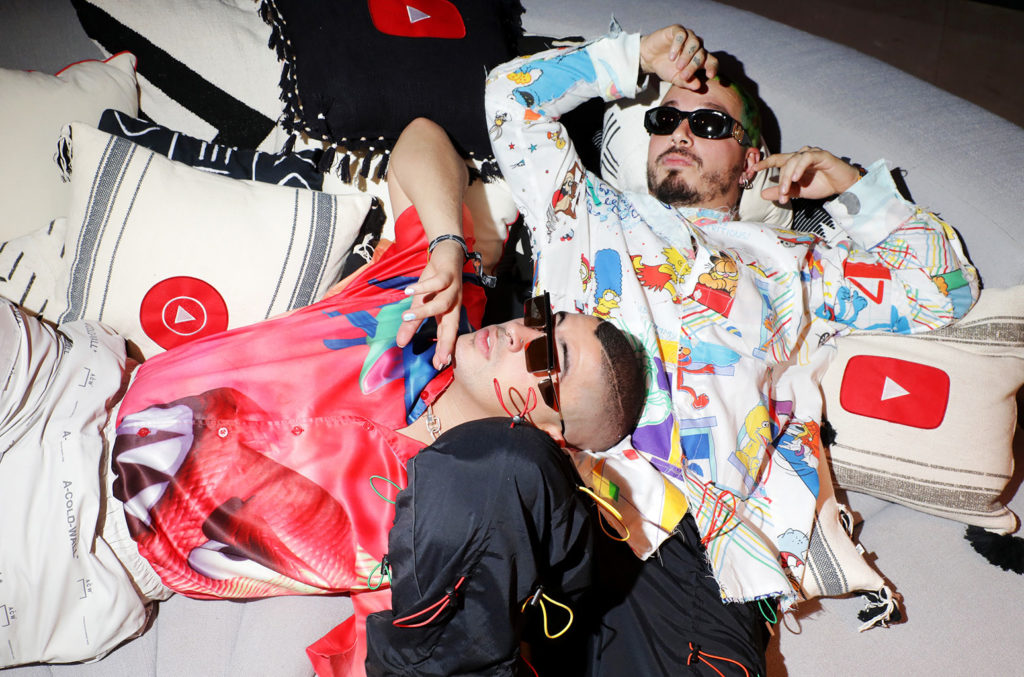 J Balvin y Bad Bunny
