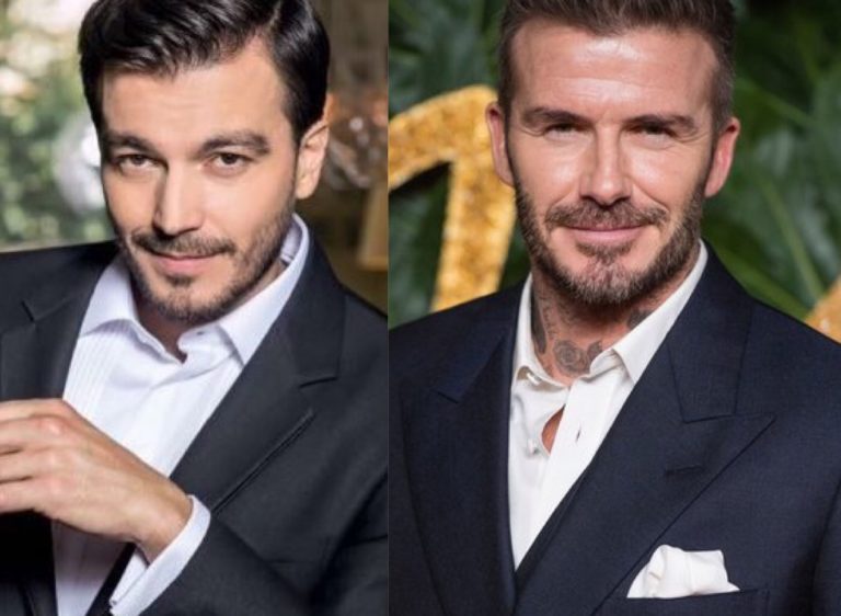 Luciano D'Alessandro y David Beckham