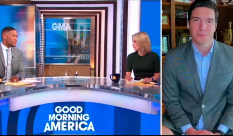 Reportero de ABC salió sin pantalones en plena señal en vivo [CAPTURAS]