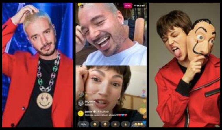 Entre carcajadas: J Balvin entrevistó a una de las actrices de «La Casa de Papel» ??