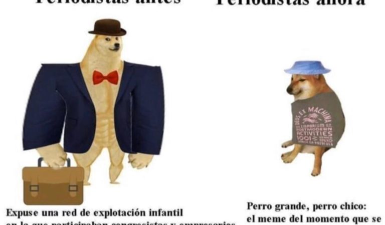 La historia del meme más viral momento: Perro chico y perro grande
