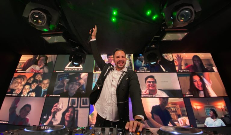 ¡Sin salir de casa! DJ Marco Allen impone la moda de celebrar graduaciones vía streaming ??