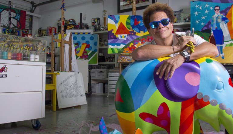 ¡La encontraron! Esta fue la mujer que destrozó la escultura a Romero Britto [FOTOS]