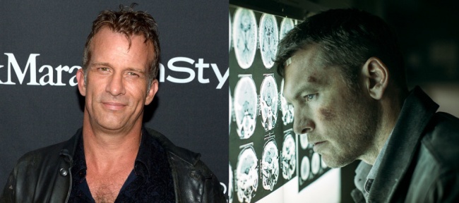 Thomas Janes y Sam Worthington juntos en «The Las Son of Isaac LeMay»