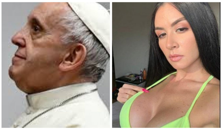 Una vedette vs El Vaticano: El polémico comentario de Diosa Canales contra el Papa Francisco