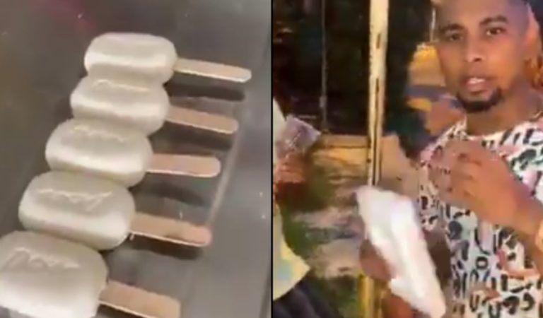 ¿Influencer o imbécil? Regaló helados hechos de jabón a dos abuelitos y provoca la furia de Internet
