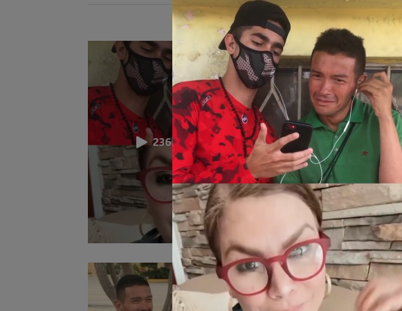Olga Tañon le envía mensaje a un joven que recorre toda Maracaibo cantando para recibir ayuda