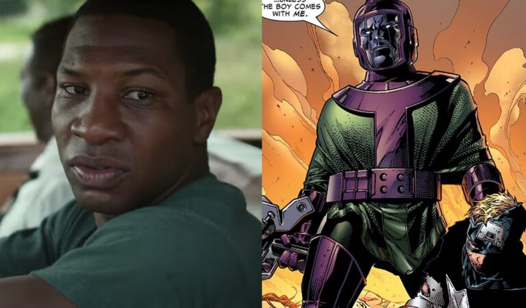 El actor que dará vida «Kang, el conquistador» es visto con un cómic de Marvel en medio del rodaje de Ant-Man 3