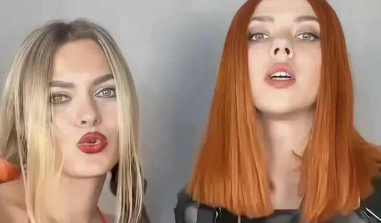 Los dobles de Harley Quinn y la Viuda Negra se unen en un video y «EXPLOTAN» Tik Tok