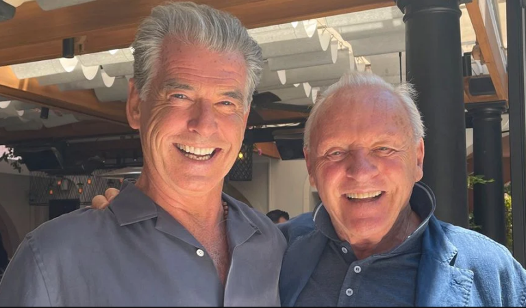 Anthony Hopkins bromea sobre ser el próximo James Bond con la foto de Pierce Brosnan