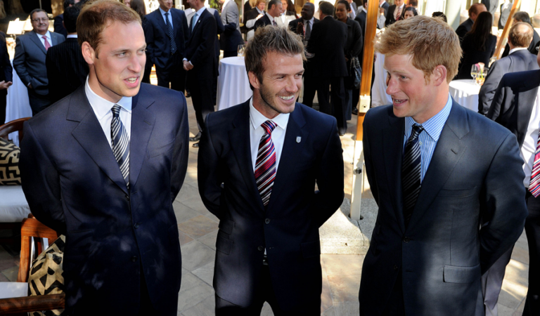 David y Victoria Beckham confundidos por no saber si invitar a William o Harry a la boda de su hijo