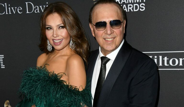 Con un estilo bastante tropical: Así festejó Thalía su cumple 50