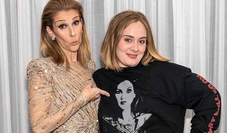 Adele firmó nuevo contrato y recibió consejos de Celine Dion 