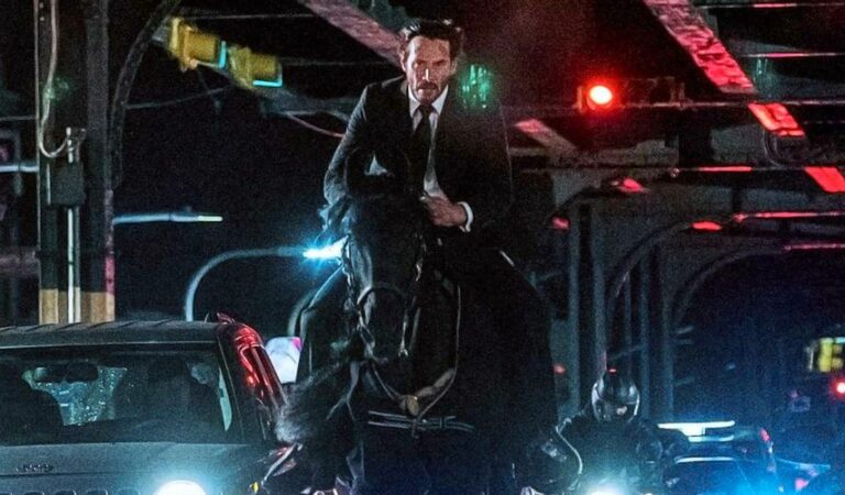 Keanu Reeves anuncia la primera escena de acción de John Wick 4