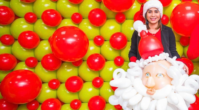 ¡Mágico! Greiska Graterol, experta en obras de artes con globos