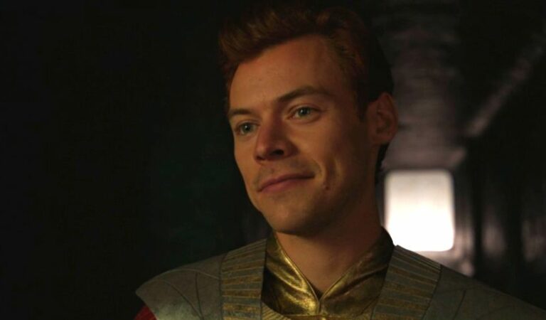 Harry Styles no quería quedarse fuera en el set de la película Eternals