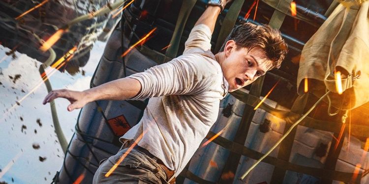 El nuevo póster de Uncharted revela a Tom Holland en un peligro de altos vuelos