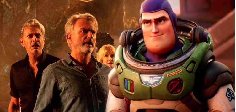 Lightyear no logra superar a Jurassic World Dominion en la taquilla