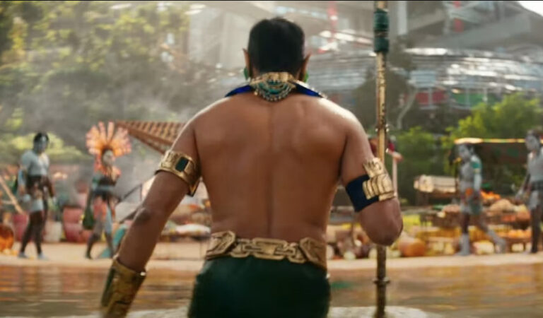 Black Panther 2: Tenoch Huerta describe cómo se pone el traje de Namor por primera vez
