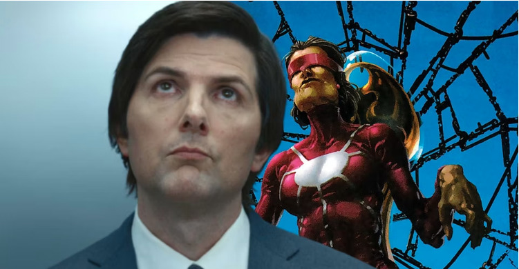 Filtran nuevas fotos de Adam Scott en el set de rodaje de Madame Web