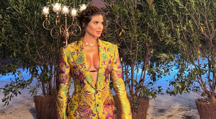 Venezolana Michell Roxana arrasa en eventos de alta moda italiana de Dolce&Gabanna [+FOTOS]