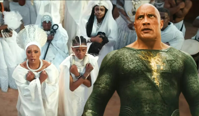 Dwayne Johnson, de Black Adam, celebra el multitudinario estreno de Black Panther 2