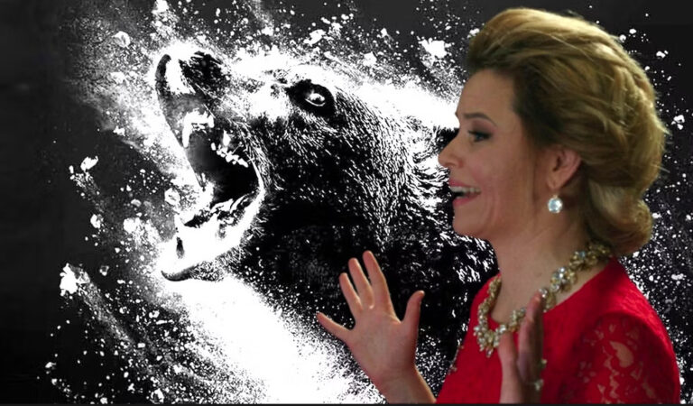 El póster de la película Cocaine Bear hace que el público pierda la cabeza