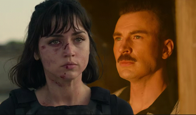 Chris Evans y Ana De Armas anuncian el estreno de su nueva película