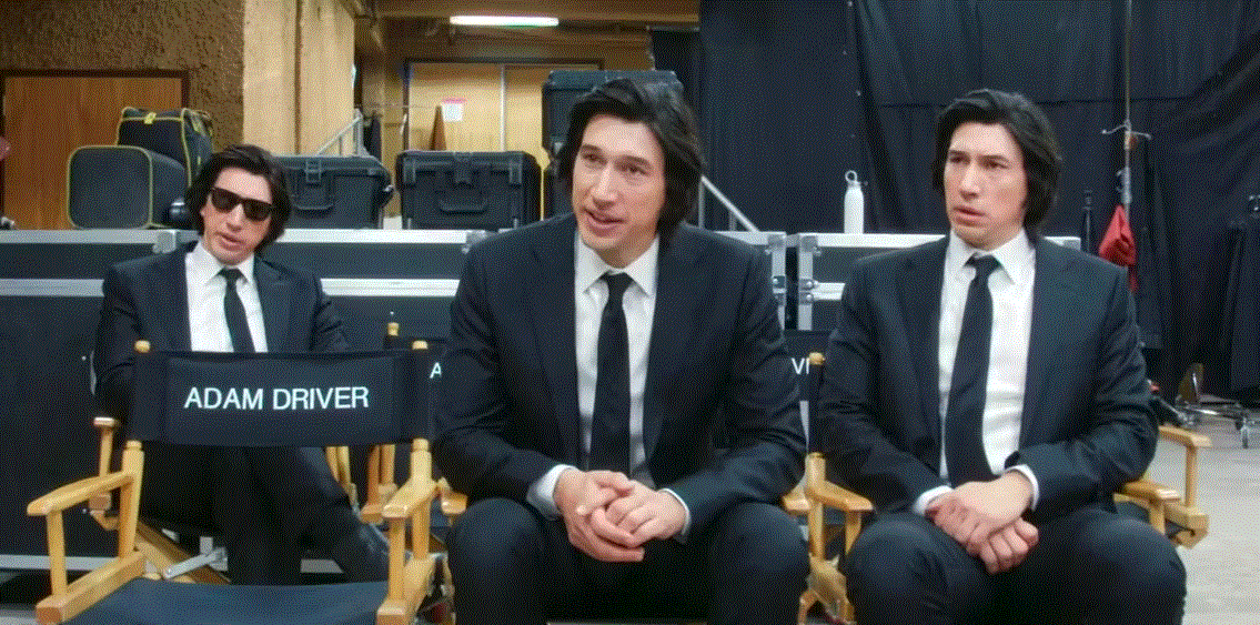 Múltiples versiones de Adam Driver protagonizan un extraño anuncio del Super Bowl