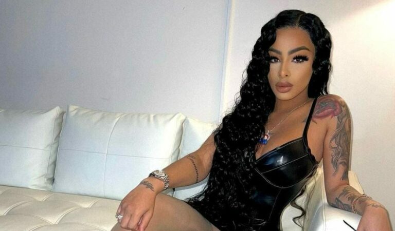 En la recta final de su embarazo: Yailin ‘La Más Viral’ apareció con un sensual disfraz