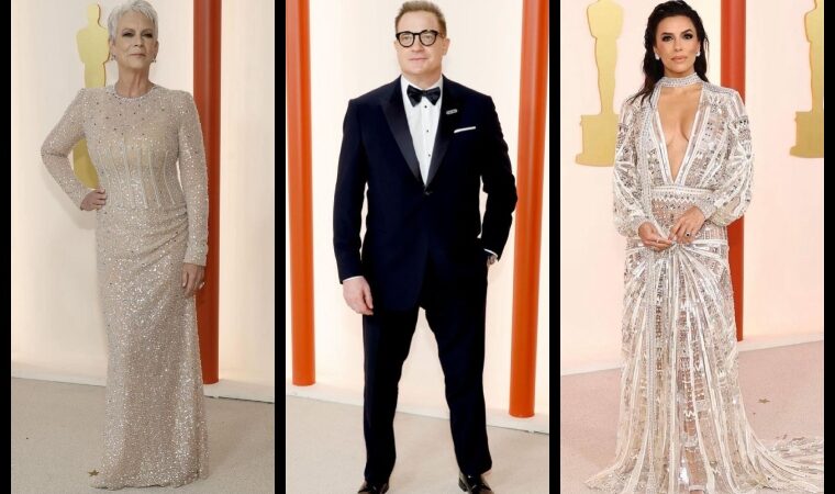Alfombra champagne: Así desfilaron grandes artistas en los Óscar 2023