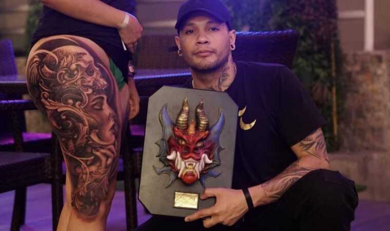 Gabriel Arellano y Gerardo Matos destacaron en la expo Tattoo Arte Venezuela
