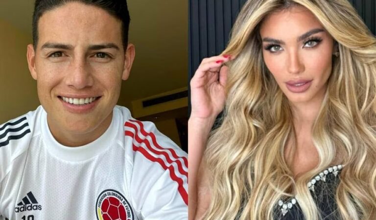 ¡Lo pillaron! James Rodríguez asistió al desfile de Aleska Génesis