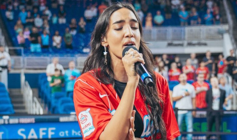 En juego de los Miami Marlins: Manu Manzo dejó en alto la bandera de Venezuela 