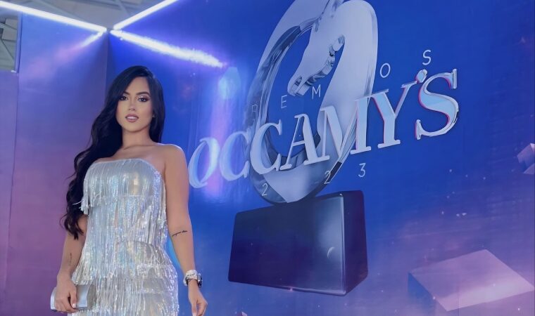 En los Premios Occamys: Andrea Valentina Carrillo, «Tinafresa», ganó el premio de Mejor Instagramer 2023
