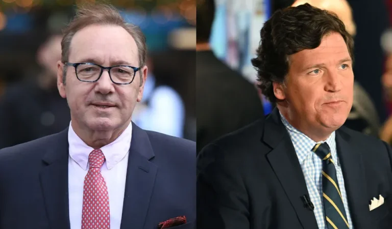 Kevin Spacey se sienta con Tucker Carlson para el video navideño anual de Frank Underwood: «Netflix existe gracias a mí»