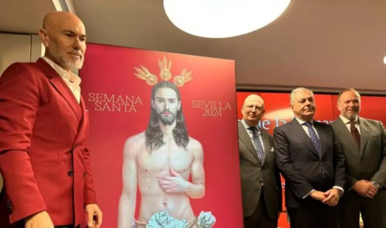 Representación de Jesus en la Semana Santa de Sevilla
