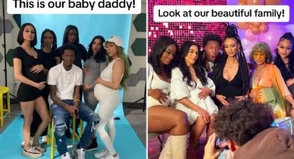 Padre hace baby shower para sus 5 hijos