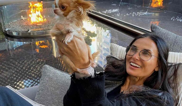 ¡Pilaf es la estrellita más chiquita del show de Demi Moore!