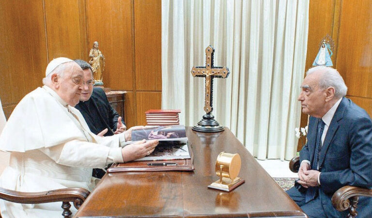 Martín Scorsese y el Papa Francisco se reunieron para crear una película inspirada en Jesús