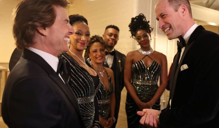 El príncipe William y Tom Cruise protagonizaron un divertido encuentro