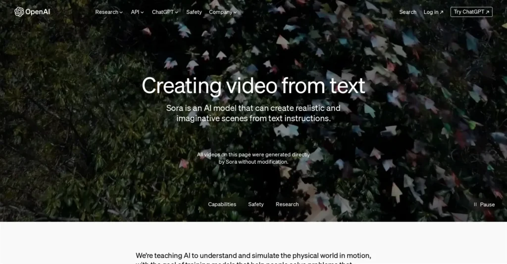 Sora Open AI