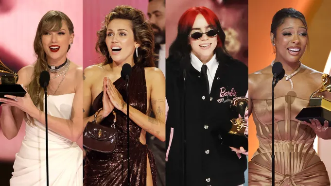 Ganadoras a los Grammy-Miley Cyrus