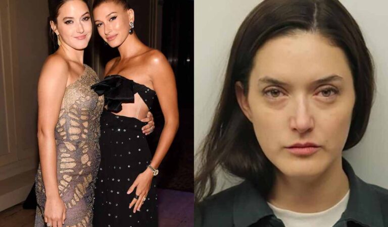 Así sacaron esposada a la hermana de Hailey Bieber del club Elan luego de agredir a una mesera 